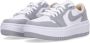 Jordan Lage Witte Platform Sneaker White Dames - Thumbnail 4