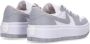 Jordan Lage Witte Platform Sneaker White Dames - Thumbnail 5
