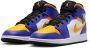 Jordan Mid Lakers Grade School Sneakers Blauw Heren - Thumbnail 2