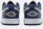 Nike Midnight Navy Wolf Grey Sneakers Blue - Thumbnail 5