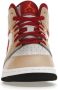 Jordan Klassieke Beige Wit Rode Sneakers Multicolor - Thumbnail 7