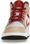 Jordan Klassieke Beige Wit Rode Sneakers Multicolor - Thumbnail 8
