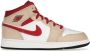 Jordan Klassieke Beige Wit Rode Sneakers Multicolor - Thumbnail 6