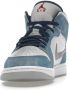 Jordan Air 1 Mid SE Franse Sneakers Blauw Dames - Thumbnail 53