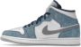 Jordan Air 1 Mid SE Franse Sneakers Blauw Dames - Thumbnail 61
