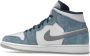 Jordan Air 1 Mid SE Franse Sneakers Blauw Dames - Thumbnail 62