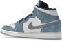 Jordan Air 1 Mid SE Franse Sneakers Blauw Dames - Thumbnail 63