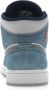 Jordan Air 1 Mid SE Franse Sneakers Blauw Dames - Thumbnail 69