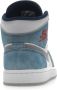 Jordan Air 1 Mid SE Franse Sneakers Blauw Dames - Thumbnail 70