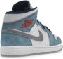 Jordan Air 1 Mid SE Franse Sneakers Blauw Dames - Thumbnail 73
