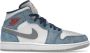 Jordan Air 1 Mid SE Franse Sneakers Blauw Dames - Thumbnail 43