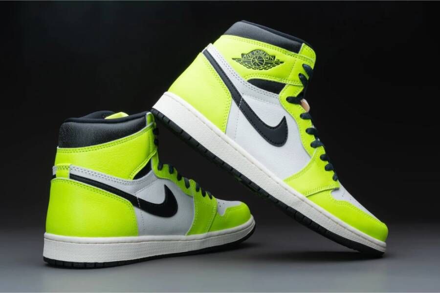 Nike "Visionary Sneakers Wit Zwart" Geel Heren