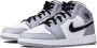 Jordan Greyscale Leren Sneakers voor Heren Grijs Heren - Thumbnail 2