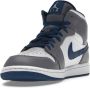 Jordan Klassieke Mid Blue Sneakers Blauw - Thumbnail 10