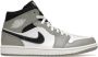 Jordan 1 Mid Heren Schoenen Grijs Maat: 42.5 Leer Synthetisch Foot Locker - Thumbnail 4