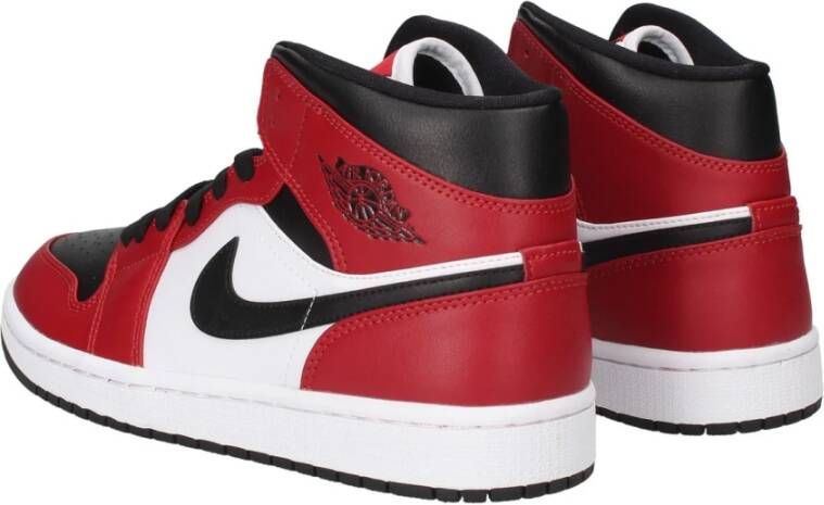 Nike Iconische Leren Sneakers Rood Heren
