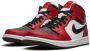 Jordan Zwarte Nike Hoge Sneaker Mid Chicago Black Toe 554724 069 - Thumbnail 8