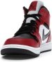 Jordan Zwarte Nike Hoge Sneaker Mid Chicago Black Toe 554724 069 - Thumbnail 14