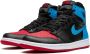 Jordan Retro High UNC naar Chi Leren Sneakers (W) Zwart Heren - Thumbnail 3