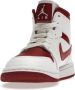 Jordan Air 1 Mid Reverse Chicago Sneakers Nike Wit Dames - Thumbnail 6