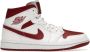 Jordan Air 1 Mid Reverse Chicago 2022(W) Wit Dames - Thumbnail 4