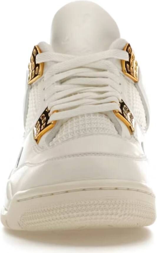 Jordan Retro Metallic Gold Sneakers White Dames