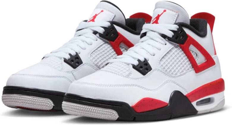 Jordan Rode Cement Retro 4 Klassieke en stijlvolle sneakers Rood Dames