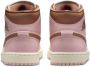 Jordan Aj1 Mid Dames Schoenen Roze Maat: 36.5 Leer Foot Locker - Thumbnail 3