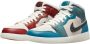 Jordan Mid Anti Gravity Machines Dames Sneakers Blauw Dames - Thumbnail 2
