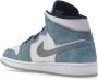 Jordan Air 1 Mid SE Franse Sneakers Blauw Dames - Thumbnail 27