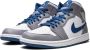 Jordan Klassieke Mid Blue Sneakers Blauw - Thumbnail 3