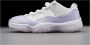 Jordan Wmns Air 11 Retro Low White Pure Violet White Schoenmaat 40 1 2 Sneakers AH7860 101 - Thumbnail 8