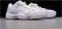 Jordan Wmns Air 11 Retro Low White Pure Violet White Schoenmaat 35 1 2 Sneakers AH7860 101 - Thumbnail 9