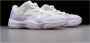 Jordan Wmns Air 11 Retro Low White Pure Violet White Schoenmaat 40 1 2 Sneakers AH7860 101 - Thumbnail 9