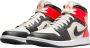 Jordan Wmns Air 1 Mid Se Lt Orewood Brn Newsprint Bright Crimson Schoenmaat 36 1 2 Sneakers DQ6078 100 - Thumbnail 12