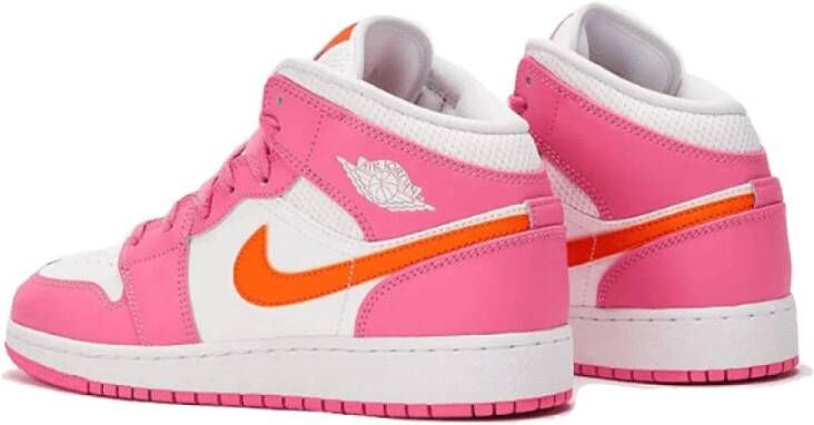 Jordan Stijlvolle Leren Sneaker voor Vrouwen Roze Dames