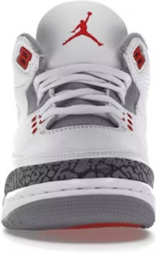 Jordan 3 Retro Fire Red (2022) (Gs) Wit Unisex