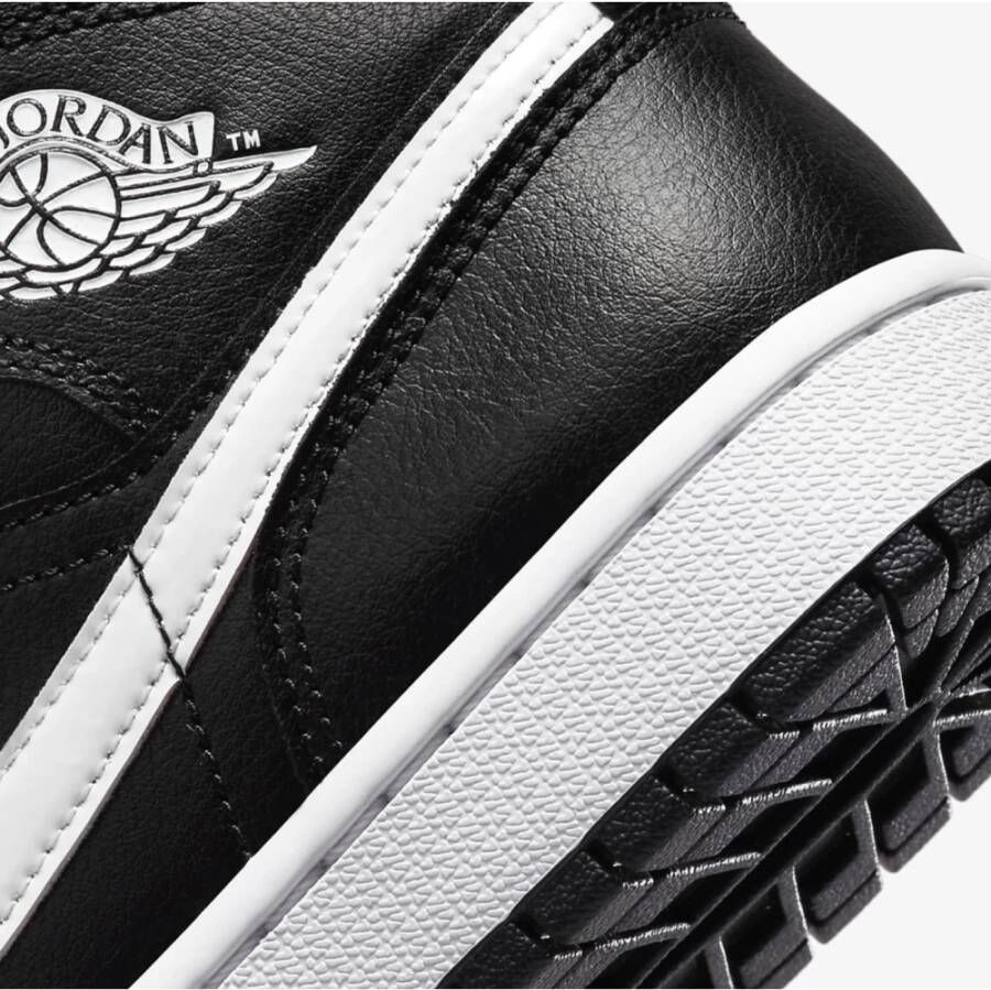 Jordan Dames Air 1 Mid Sneakers Zwart Dames