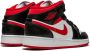 Jordan Nike Air 1 Mid (GS) White Gym Red-Black DJ4695 122 EUR - Thumbnail 6