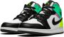 Jordan Mid Pastel Sneakers Gratis Verzending Zwart Dames - Thumbnail 3