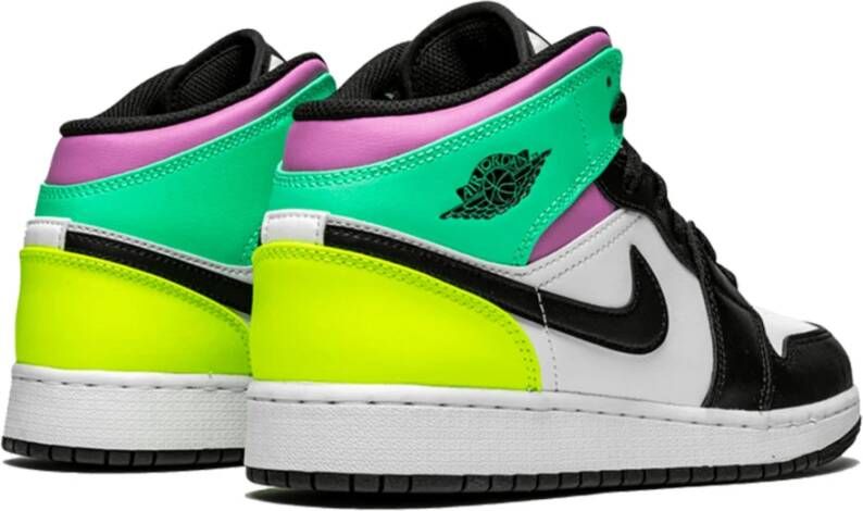 Jordan Mid Pastel Sneakers Gratis Verzending Zwart Dames