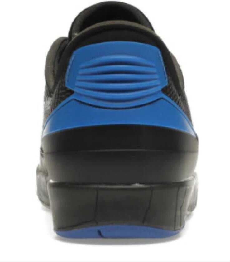 Jordan Retro Low Off-White Zwart Blauw Sneaker Zwart Heren