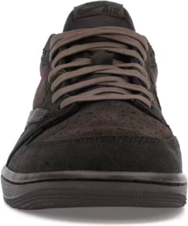 Jordan Travis Scott Velvet Brown Retro Sneakers Black Heren