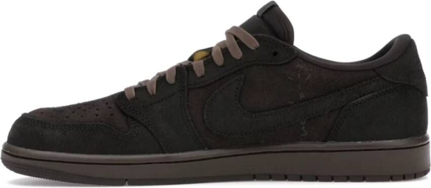 Jordan Travis Scott Velvet Brown Retro Sneakers Black Heren