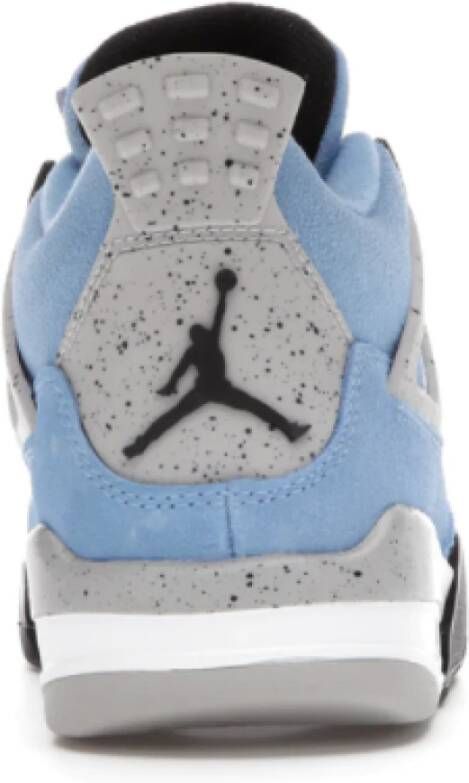 Jordan University Blue Retro 4 Grade School Maatvoering Blauw Dames