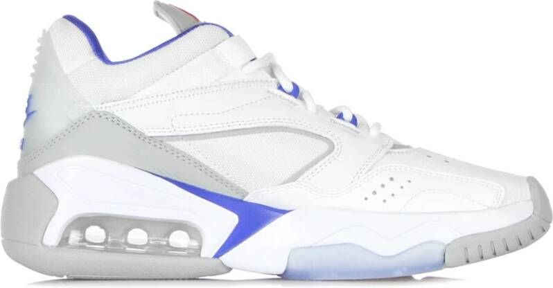 Jordan Witte lage sneaker met rubberen zool Gray Heren