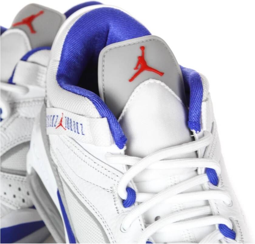 Jordan Witte lage sneaker met rubberen zool Gray Heren