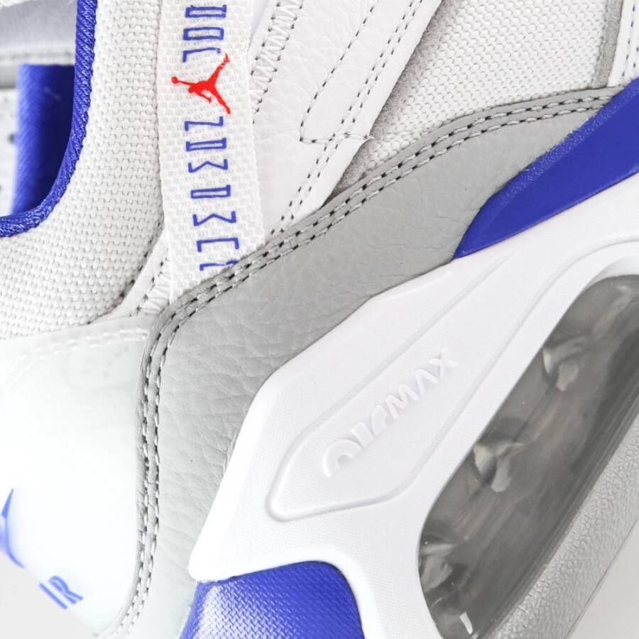 Jordan Witte lage sneaker met rubberen zool Gray Heren
