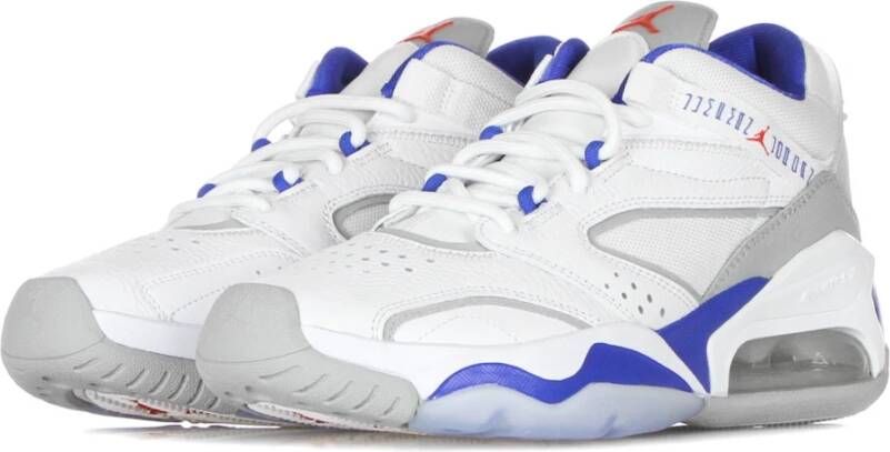 Jordan Witte lage sneaker met rubberen zool Gray Heren