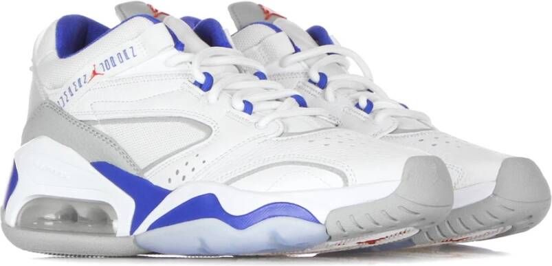 Jordan Witte lage sneaker met rubberen zool Gray Heren